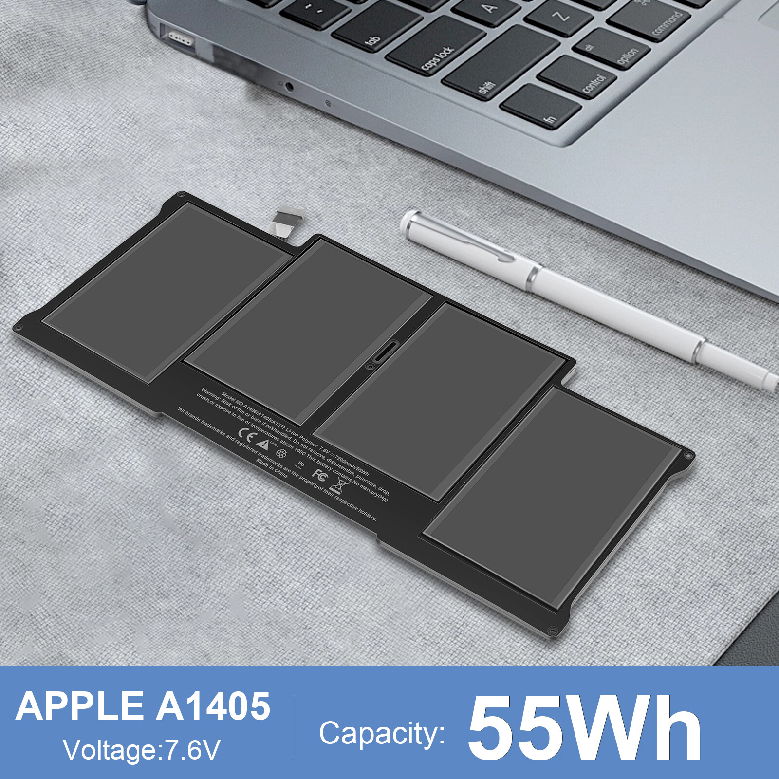 A1466 Battery for Apple MacBook Air 13” A1496 2013 2014 2015 2017 A1405 A1377