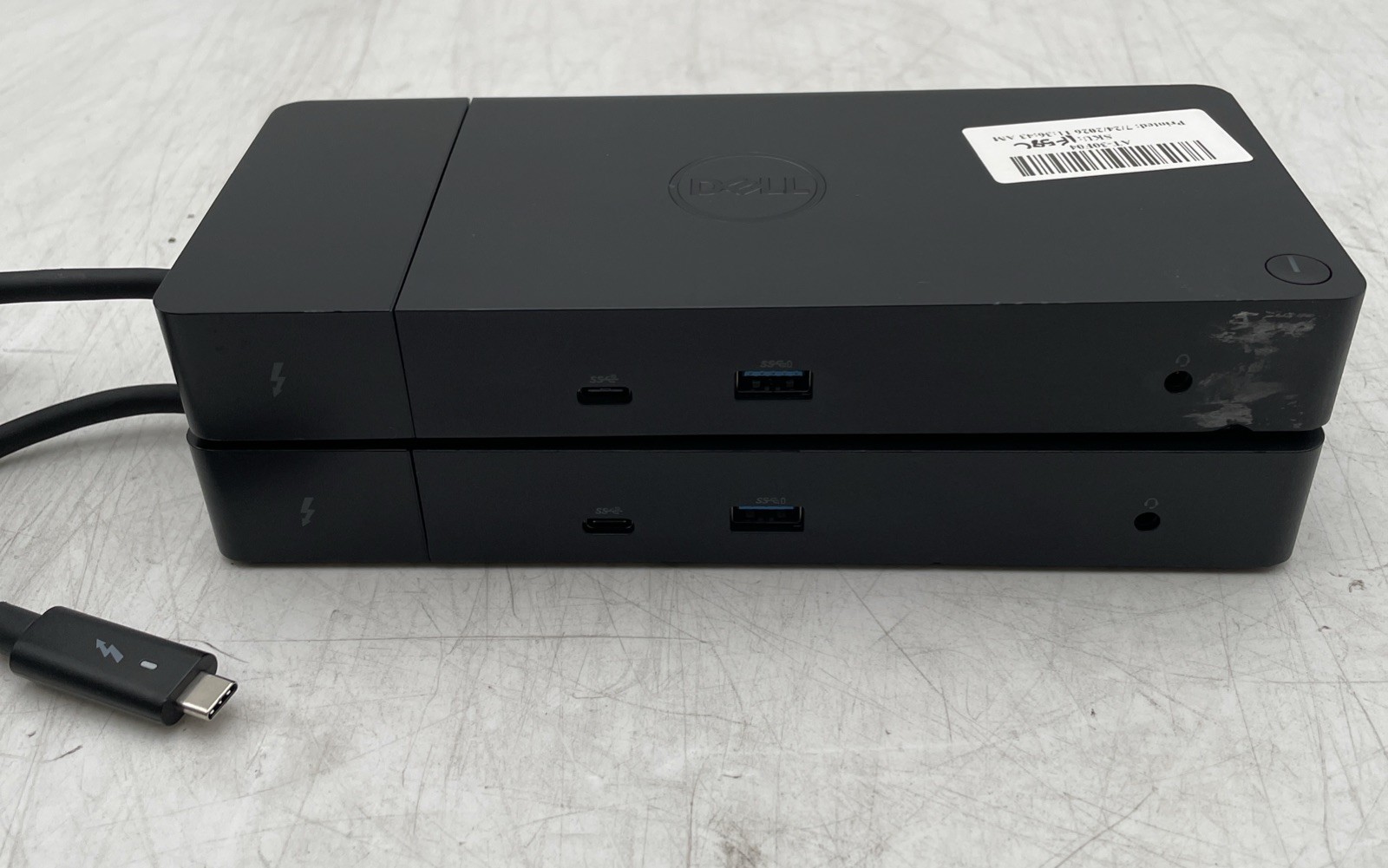 LOT OF 2 Dell WD19TB Thunderbolt Docking Station