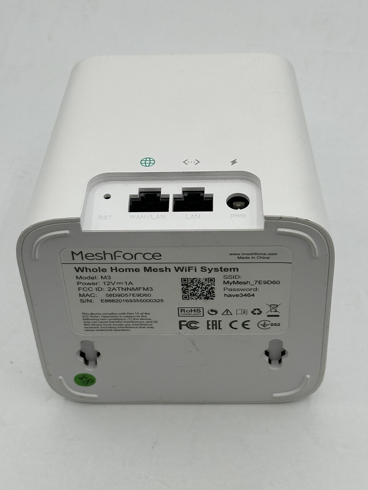 Meshforce Mesh WiFi System M3s Gigabit WiFi Router Replacement – Single Unit