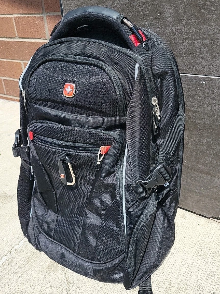 SWISSGEAR The Stride ScanSmart Laptop Backpack Black New Without Tags