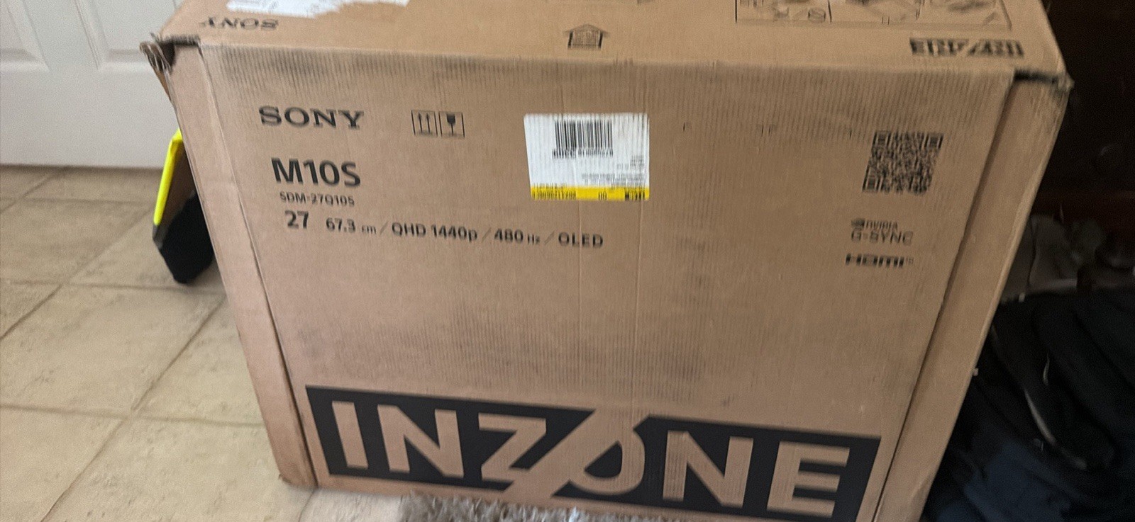 Sony INZONE M10S 27inch OLED 1440p 480Hz 0.03ms Gaming Monitor