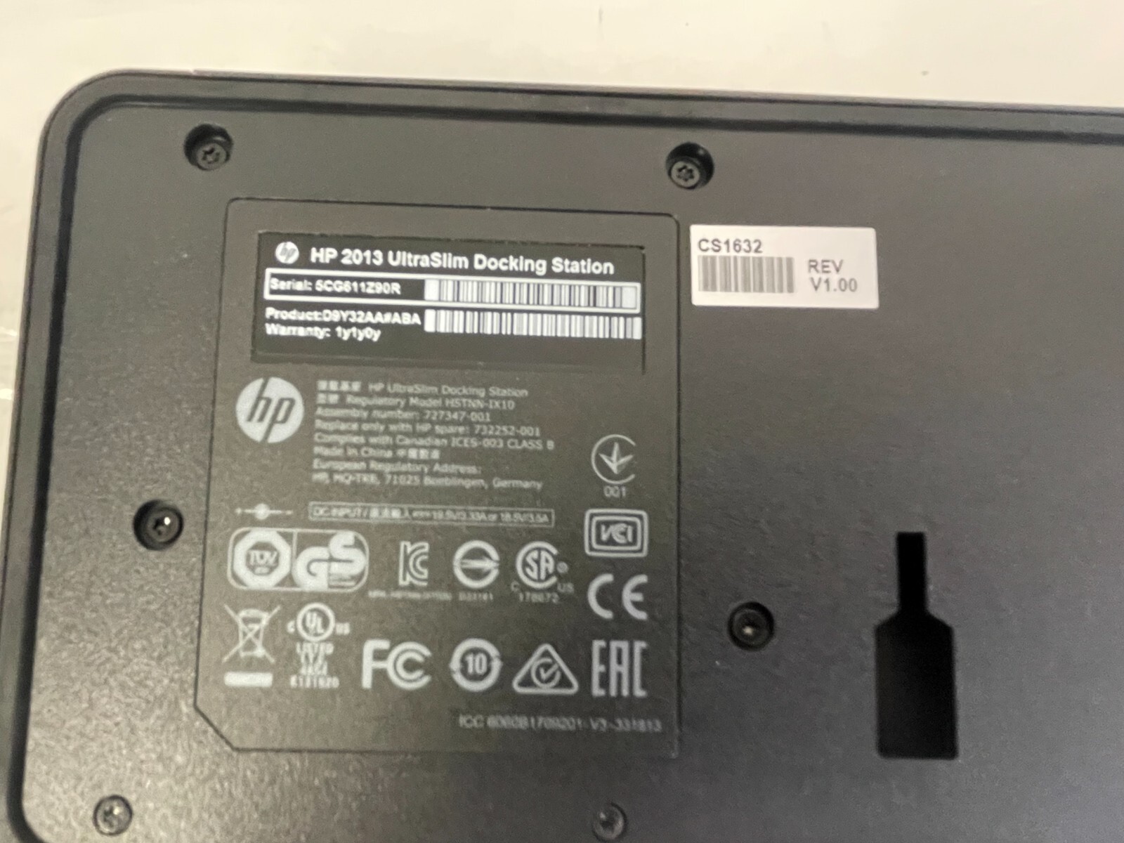 New & SEALED HP 2013 UltraSlim Docking Station US Dock D9Y32AA#ABA