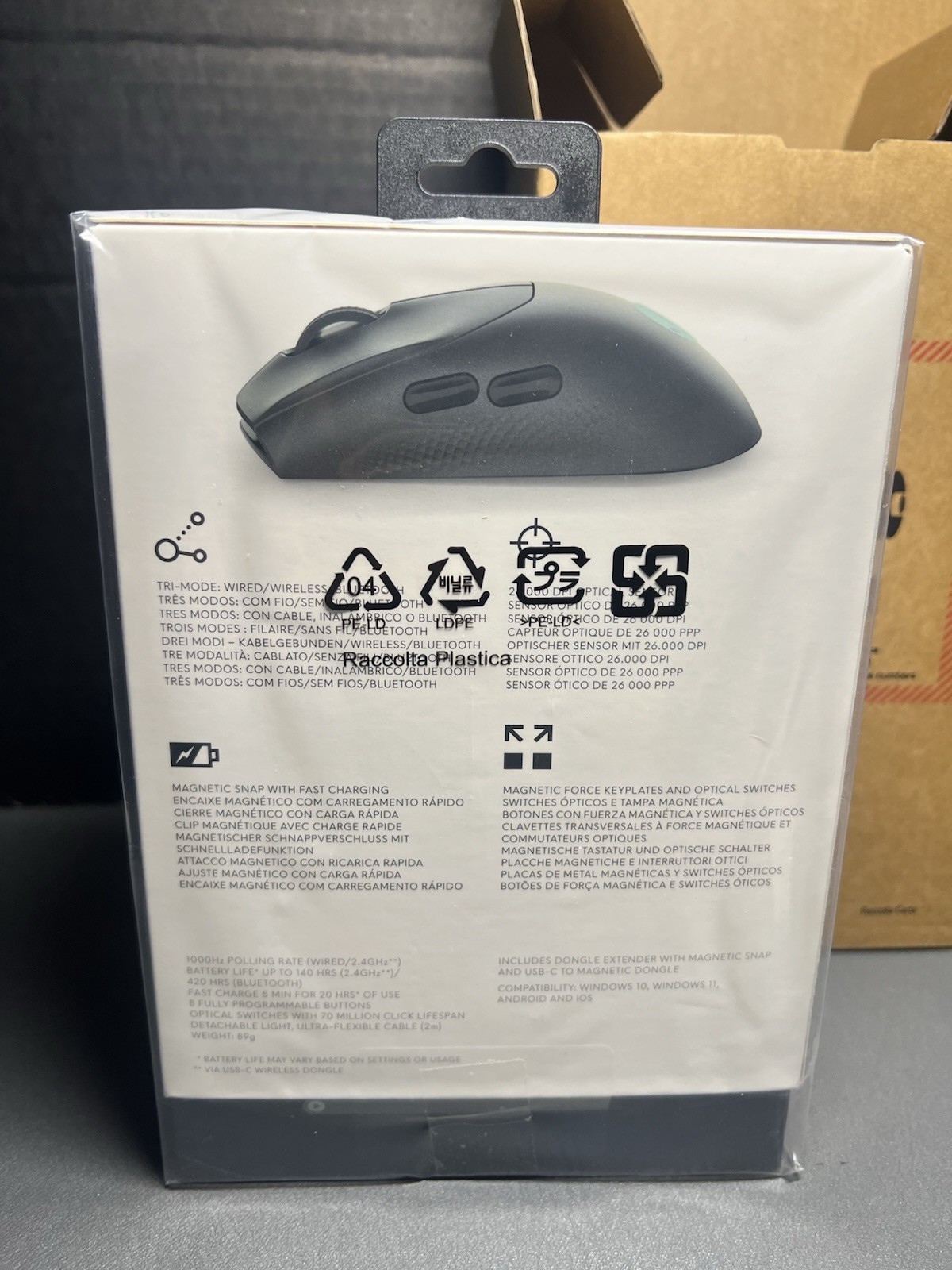 Alienware Tri-Mode Wireless Gaming Mouse – AW720M – Dark Side Of The Moon NIB