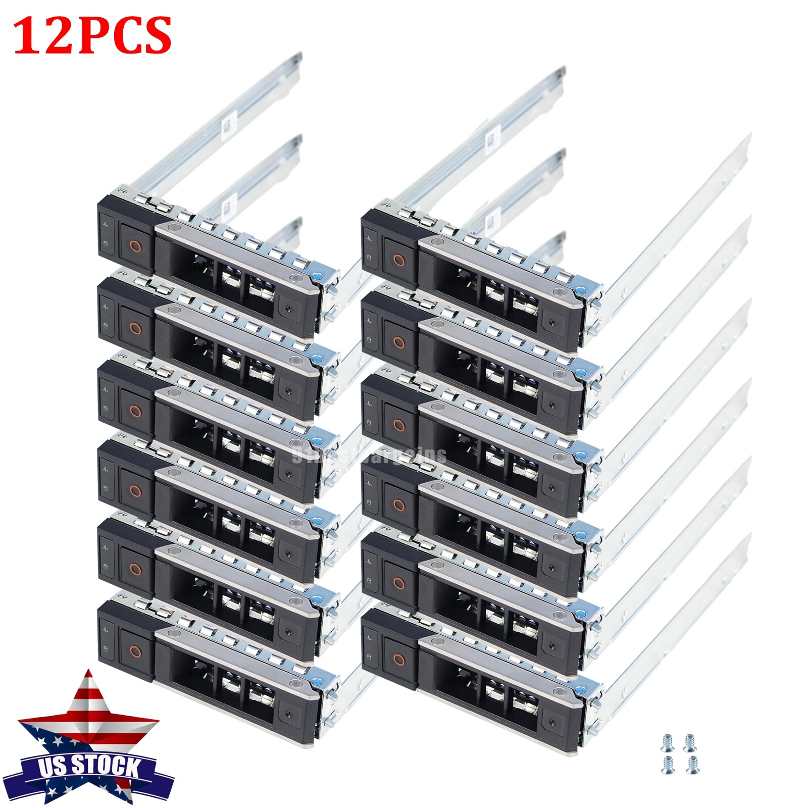 12 3.5″ SATA HDD Caddy Tray X7K8W 0X7K8W For Dell G14/Gen14 R640 R6415 R740 R940