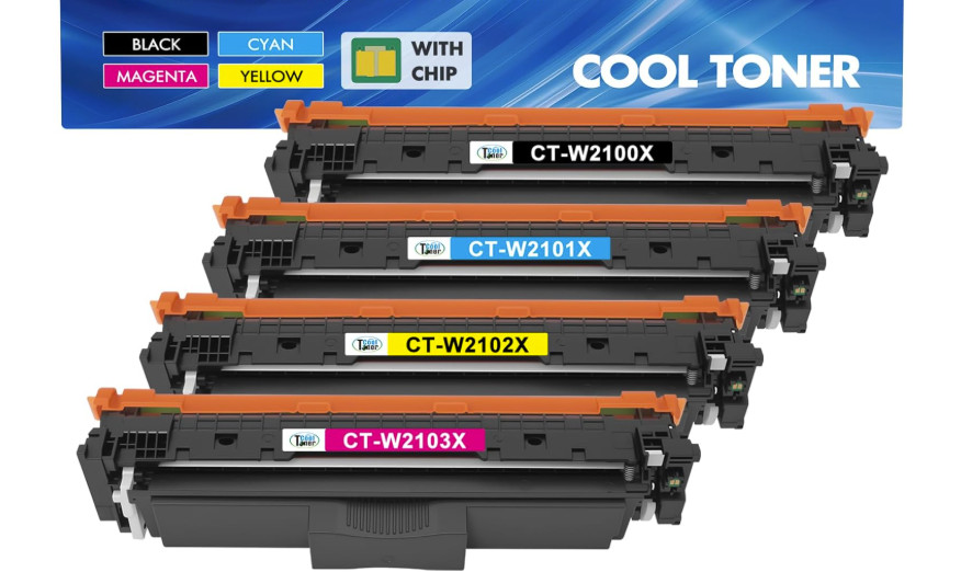210X Toner Cartridges 4 Pack 4301fdw Compatible for HP 210X 210A 210 (with Chip)