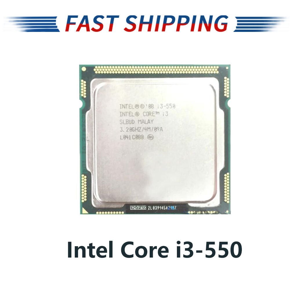 Intel Core i3-550 i3 550 Dual Core 5.00GT/S Processor 4M Cache 3.20GHz LGA1156