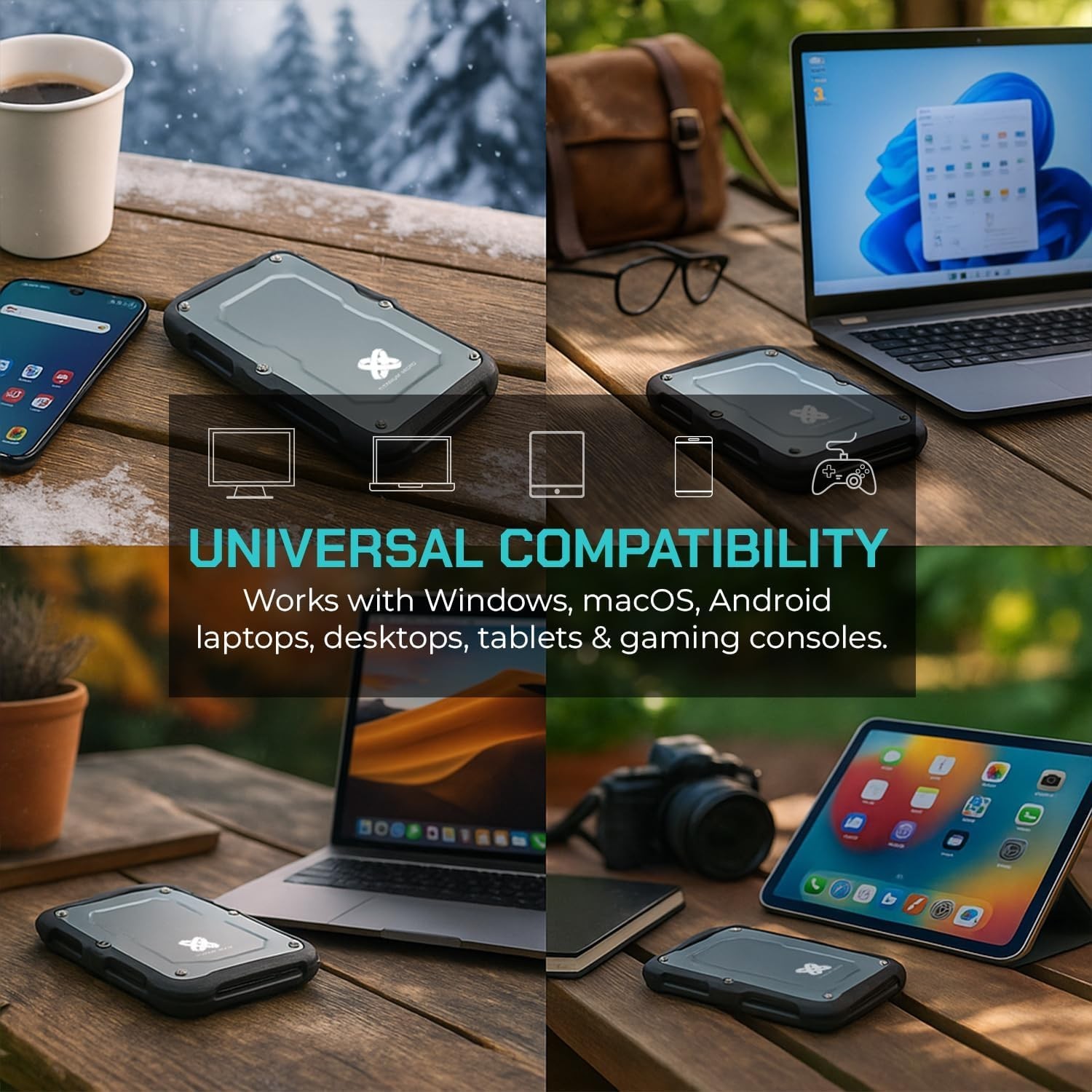 Titanium Micro 4TB Titanium One Extenal Portable SSD Up to 450Mb/s USB3.2 gen 2