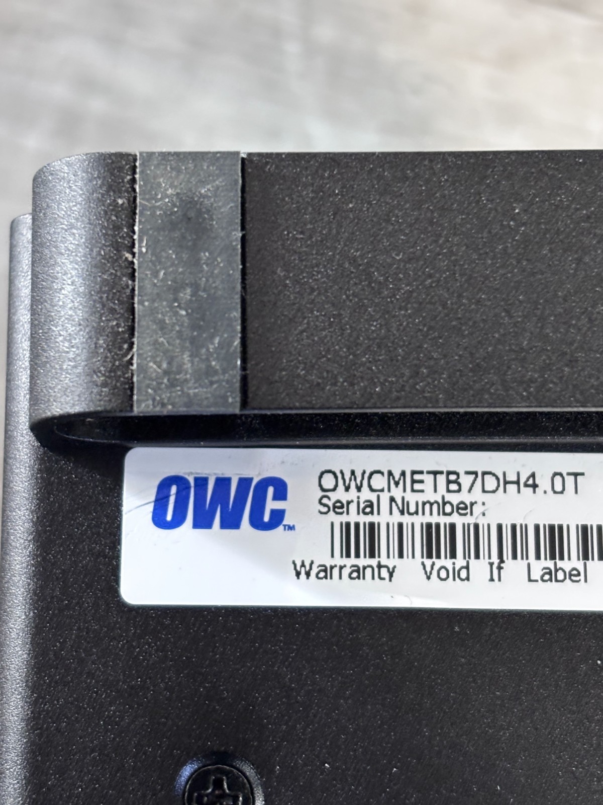 OWC Mercury Elite Pro Dual Thunderbolt External Drive 4TB with Power Adapter