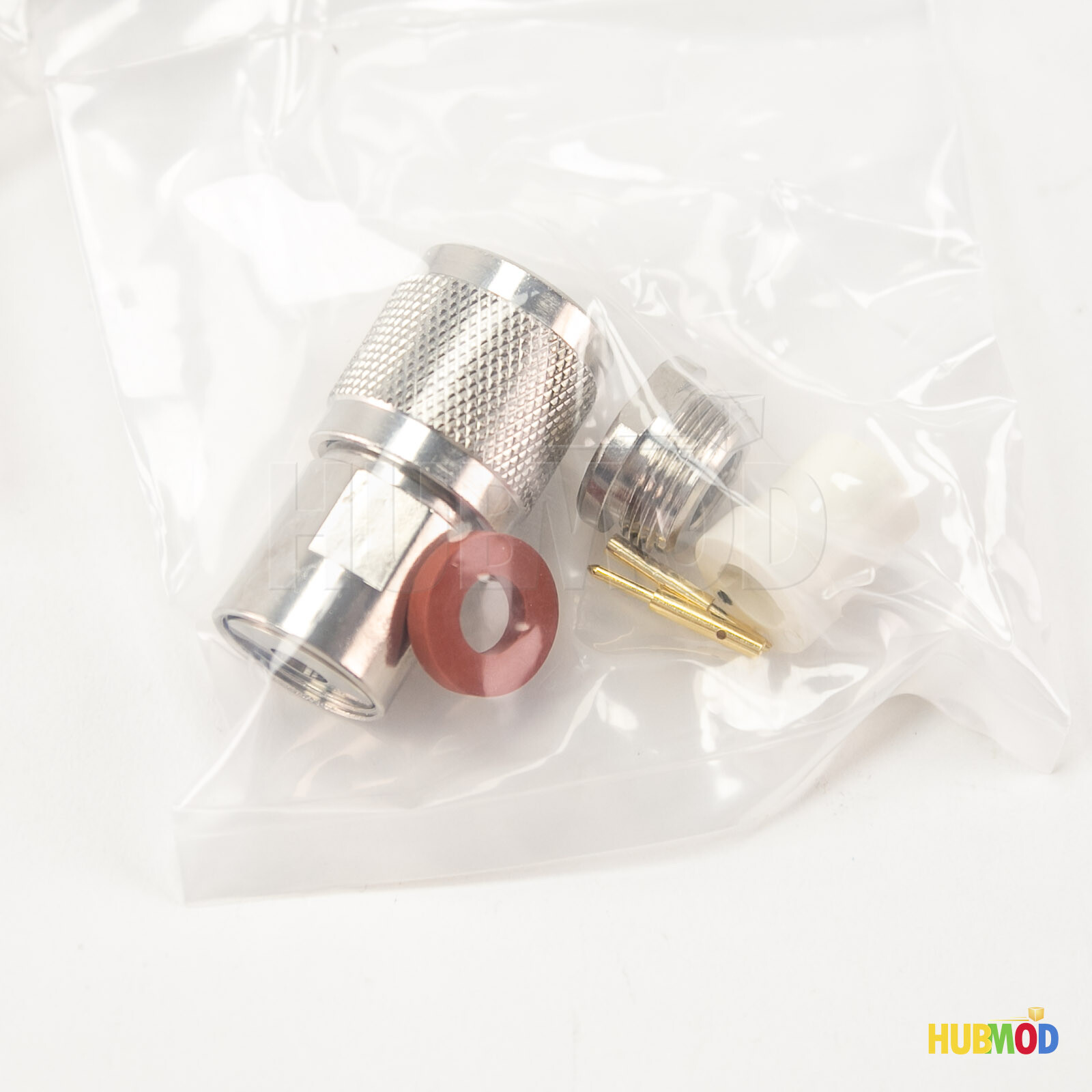 Lot of 3 AIM 27-9080 Twin-ax Male Connector Adapter for PVC Twin-axial Cable