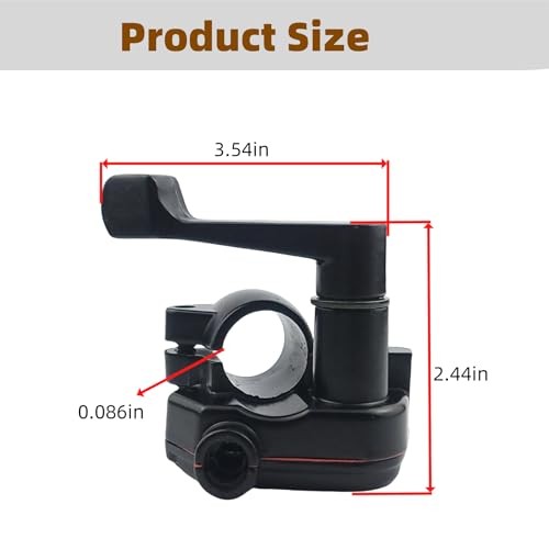 7/8 Inch 22mm Thumb Throttle Cable Accelerator Control Assembly for 50cc 70cc