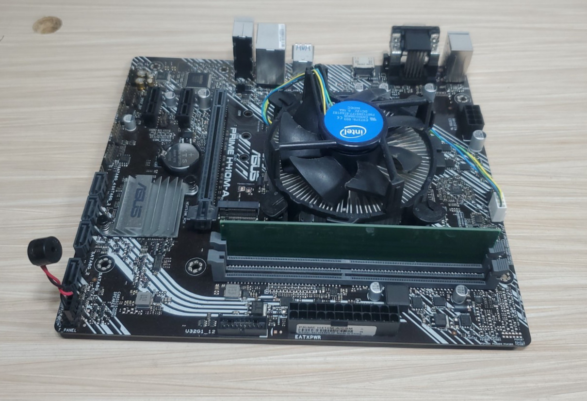 Asus Prime H410M-A MicroATX Motherboard Intel I/O Shield i5-10400 & 8GB DDR4 Ram