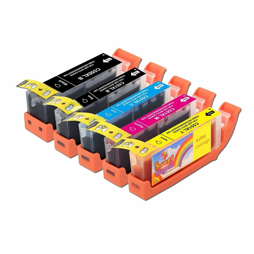 Full set EDIBLE ink Canon PGI-270 CLI-271 MG5720 MG6820 MG6821 TS5020 TS6020