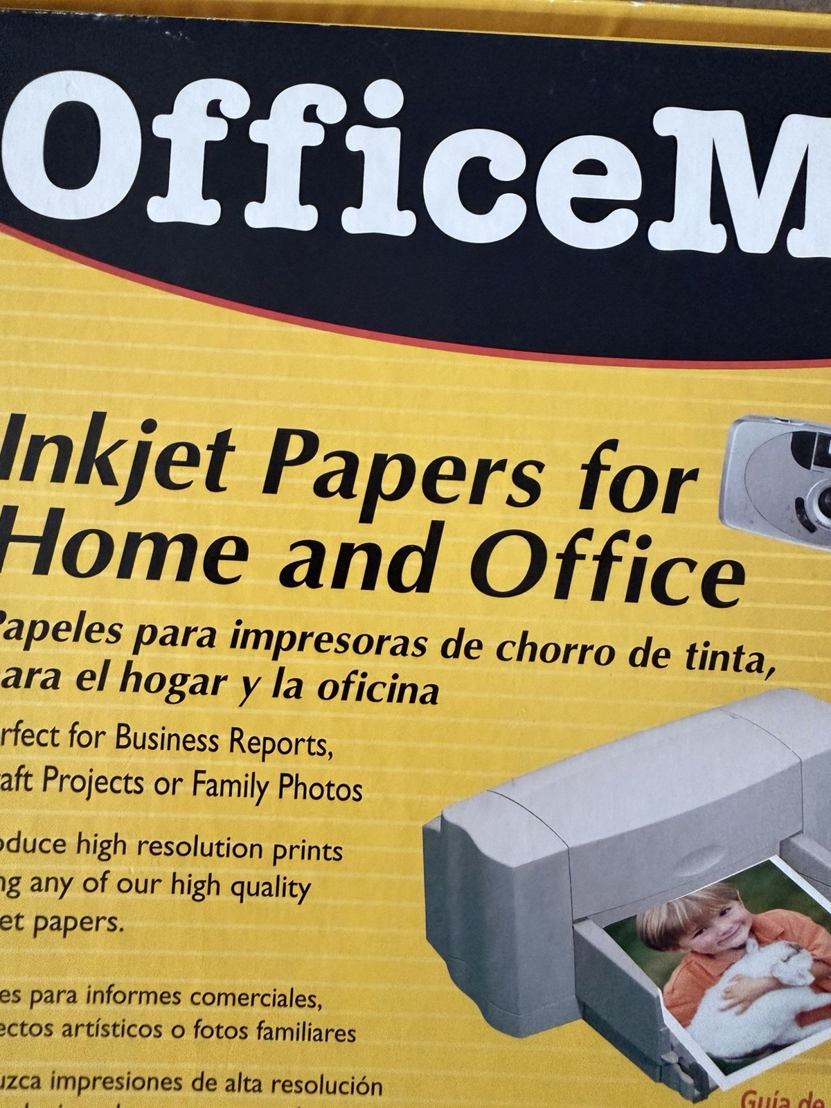 OfficeMax Professional Satin Photo Paper Letter 8.5×11 75 Sheets 10 mil 28953