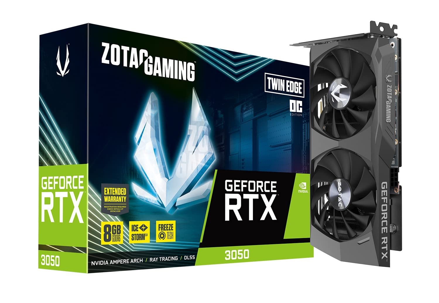 Zotac Gaming Geforce RTX 3050 Twin Edge OC 8GB GDDR6 “MISSING User Manual”