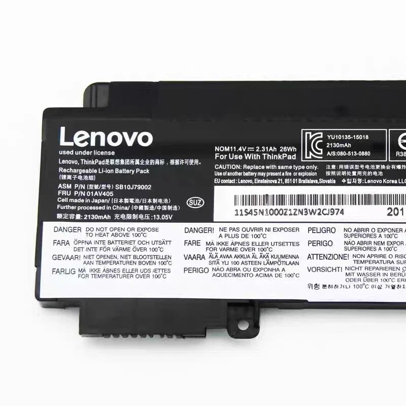 OEM New Battery For Lenovo Thinkpad T460s T470s 01AV405 00HW022 00HW023 00HW024