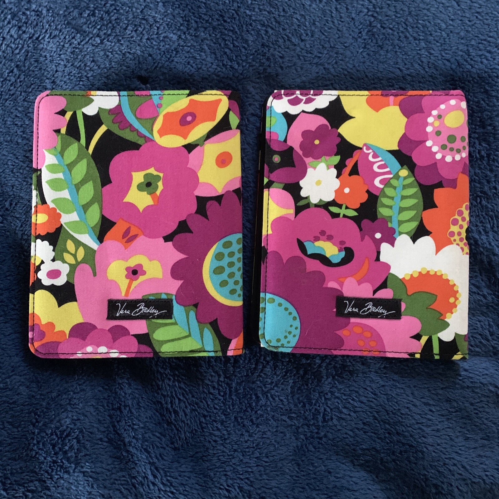 Set of Vera Bradley Floral Fabric Tablet Covers 7.5 inch Flower Case NEW!!!