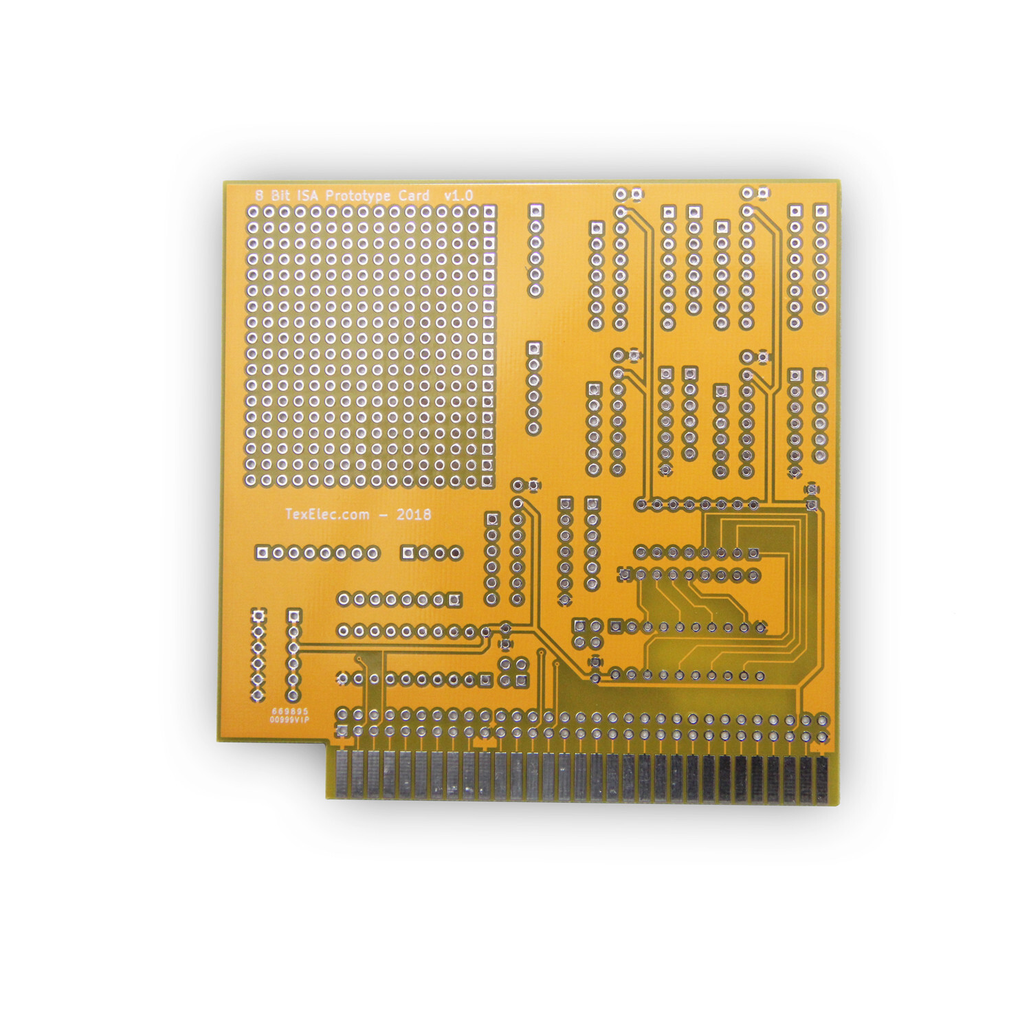 TexElec’s 8 Bit ISA Prototype Card v1.0 (PCB Only)