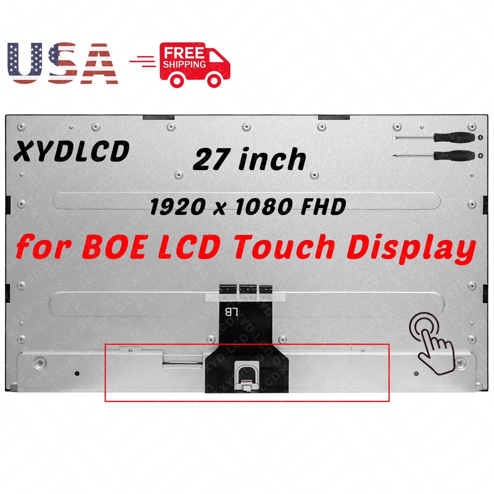 27in for Dell Inspiron 27 I7730-7173WHT-PUS All-in-One LCD Touch Screen Display