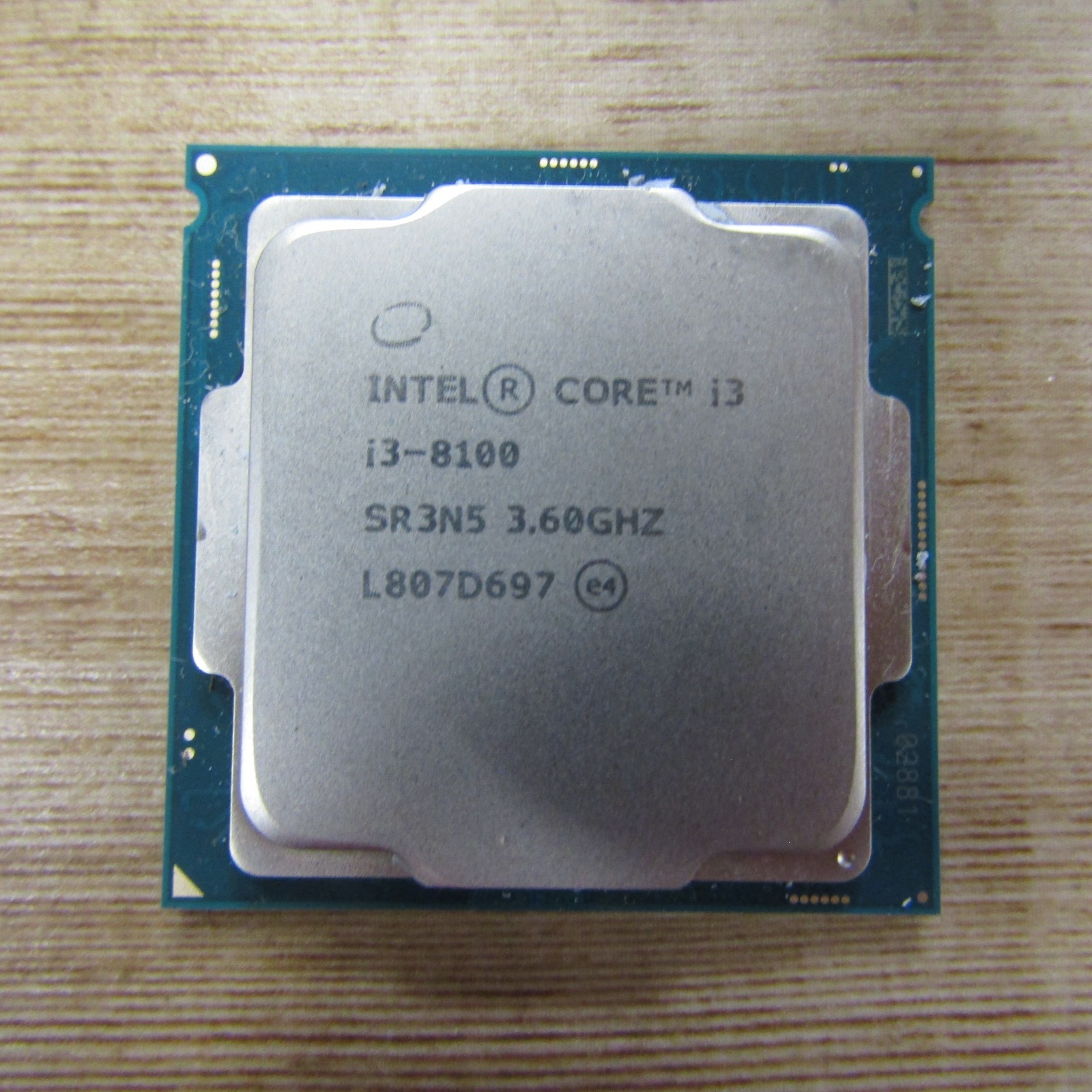 Intel Core i3-8100 SR3N5 3.60GHz Processor Computer CPU