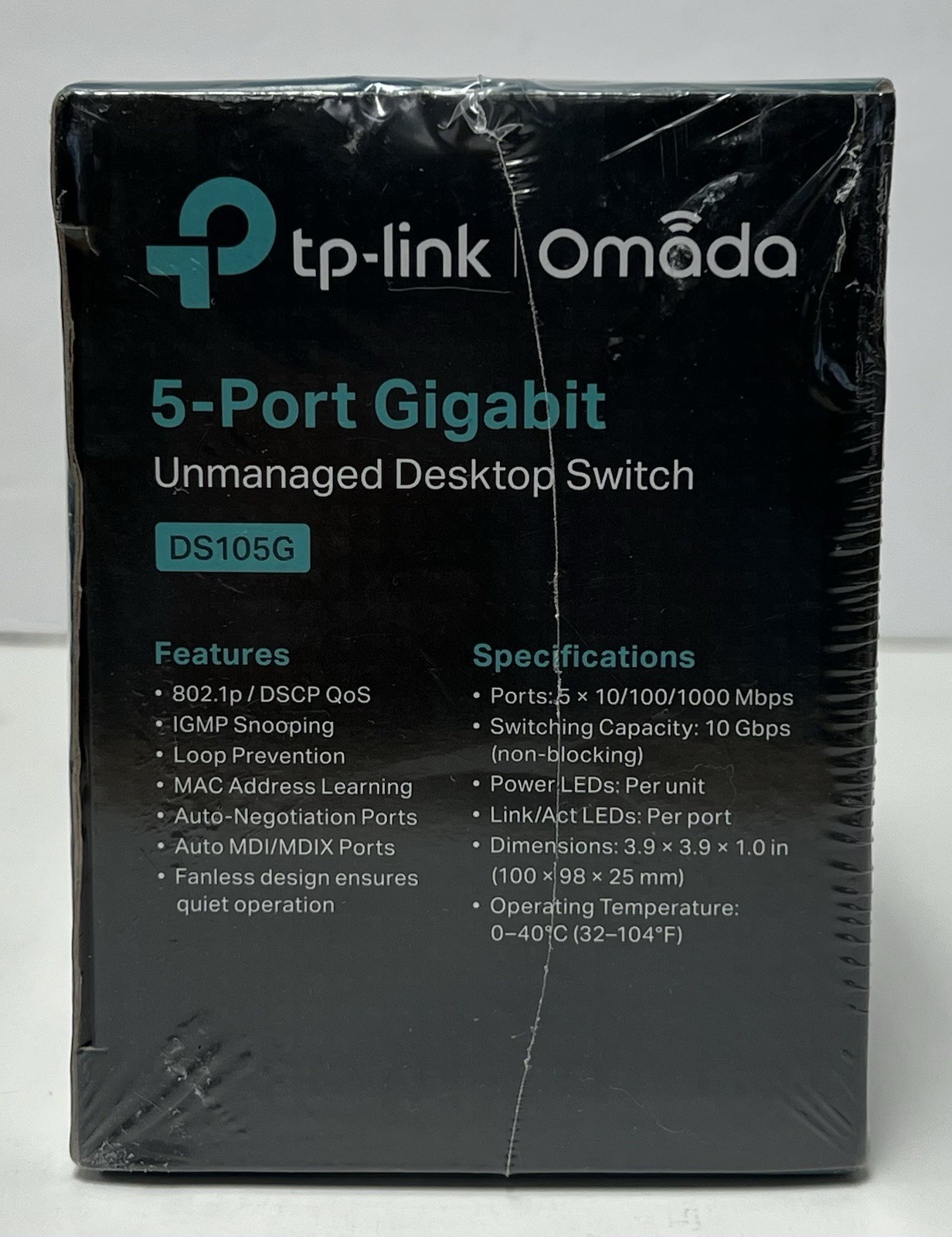 TP-Link Omada 5-Port Gigabit Switch (DS105G) – Brand New | Factory Sealed