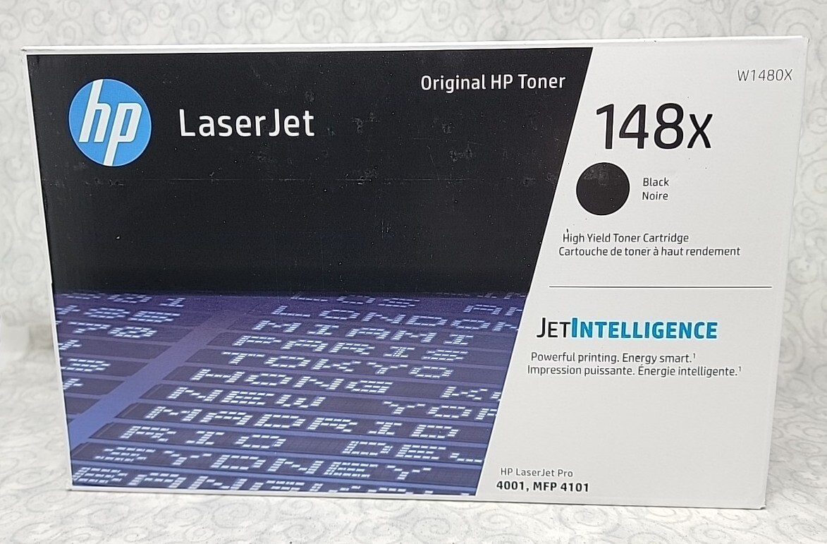 HP 148X Black High Yield Toner Cartridge (W1480X) – Genuine / New Sealed