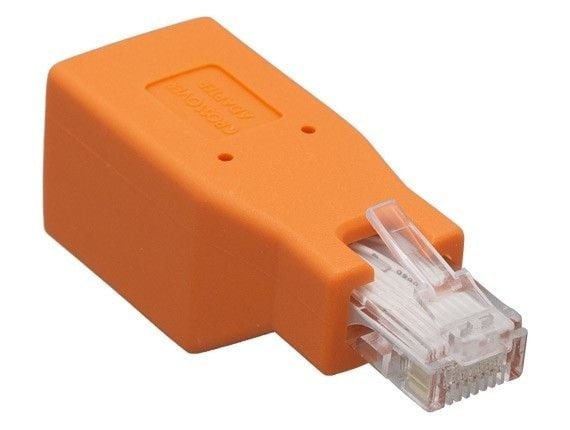 Cat5e / Cat6 Male to Female Crossover Adapter