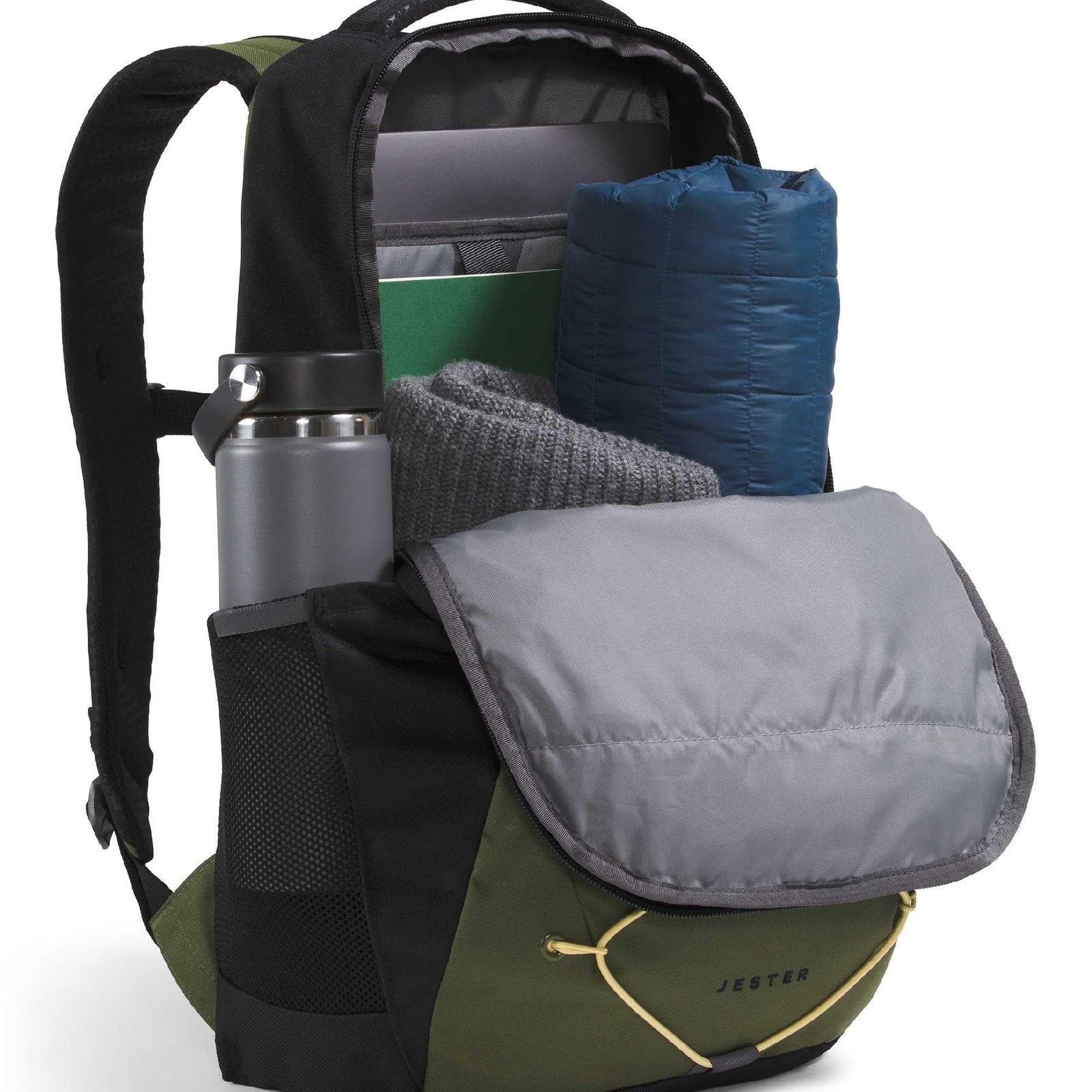 The North Face Jester One Size, Woodland Green/Tnf Black/Honeyed Sand