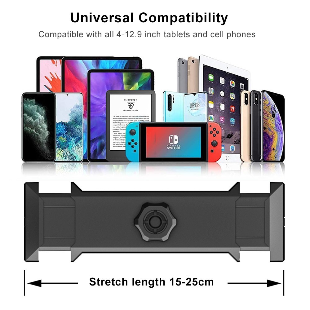 Tablet Holder for Bed Adjustable Tablet Phone Bed Stand Mount with 360° Rotation