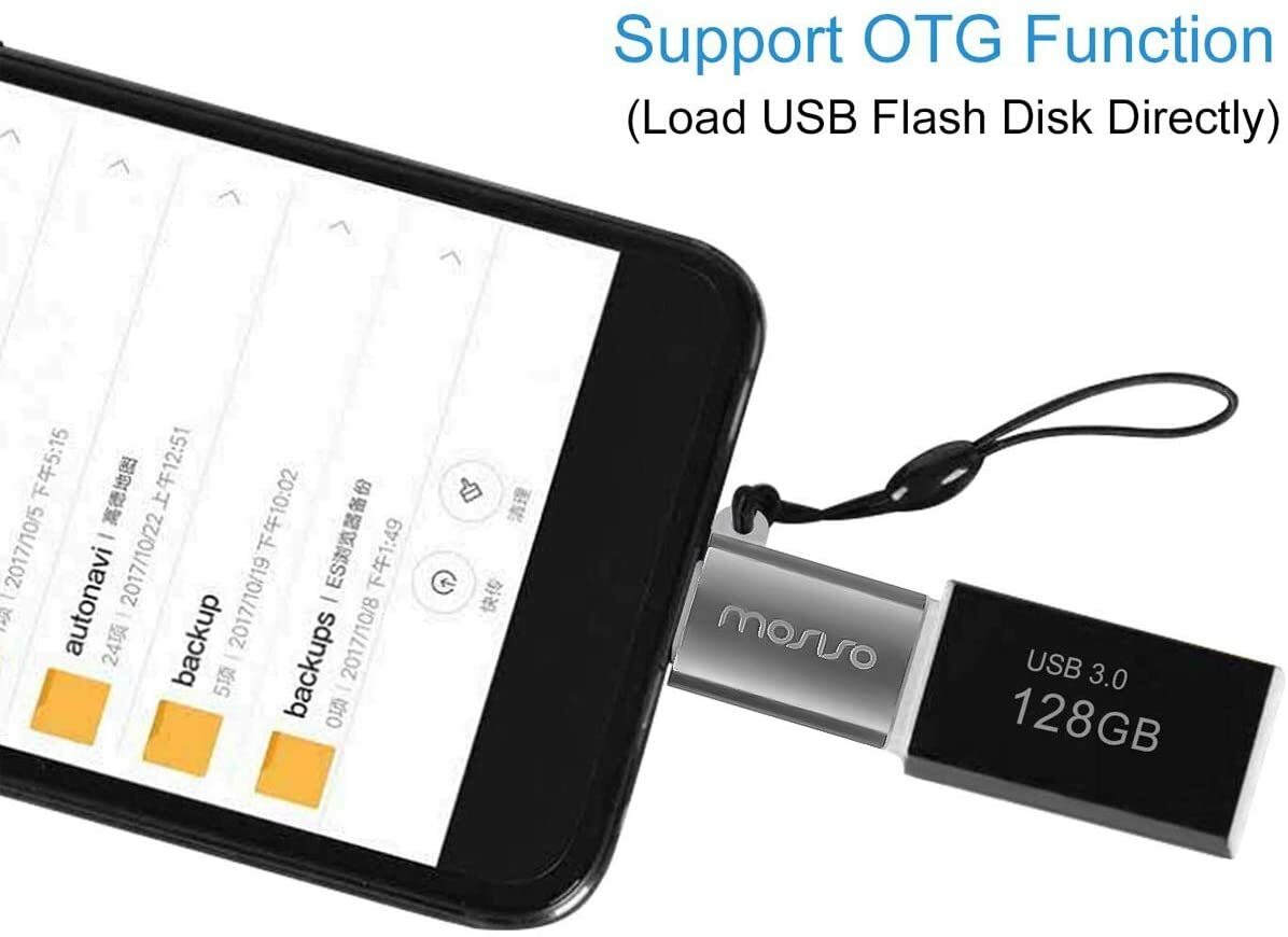 USB Type-C to USB 3.0 Connector for MacBook Pro 2020-2016 Air 2020-2018 iPad