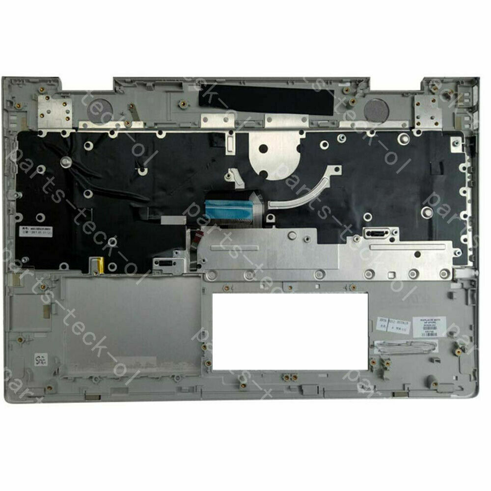 For HP ENVY X360 15-BP Palmrest Case w/Backlit Keyboard Silver 934640-001 USA