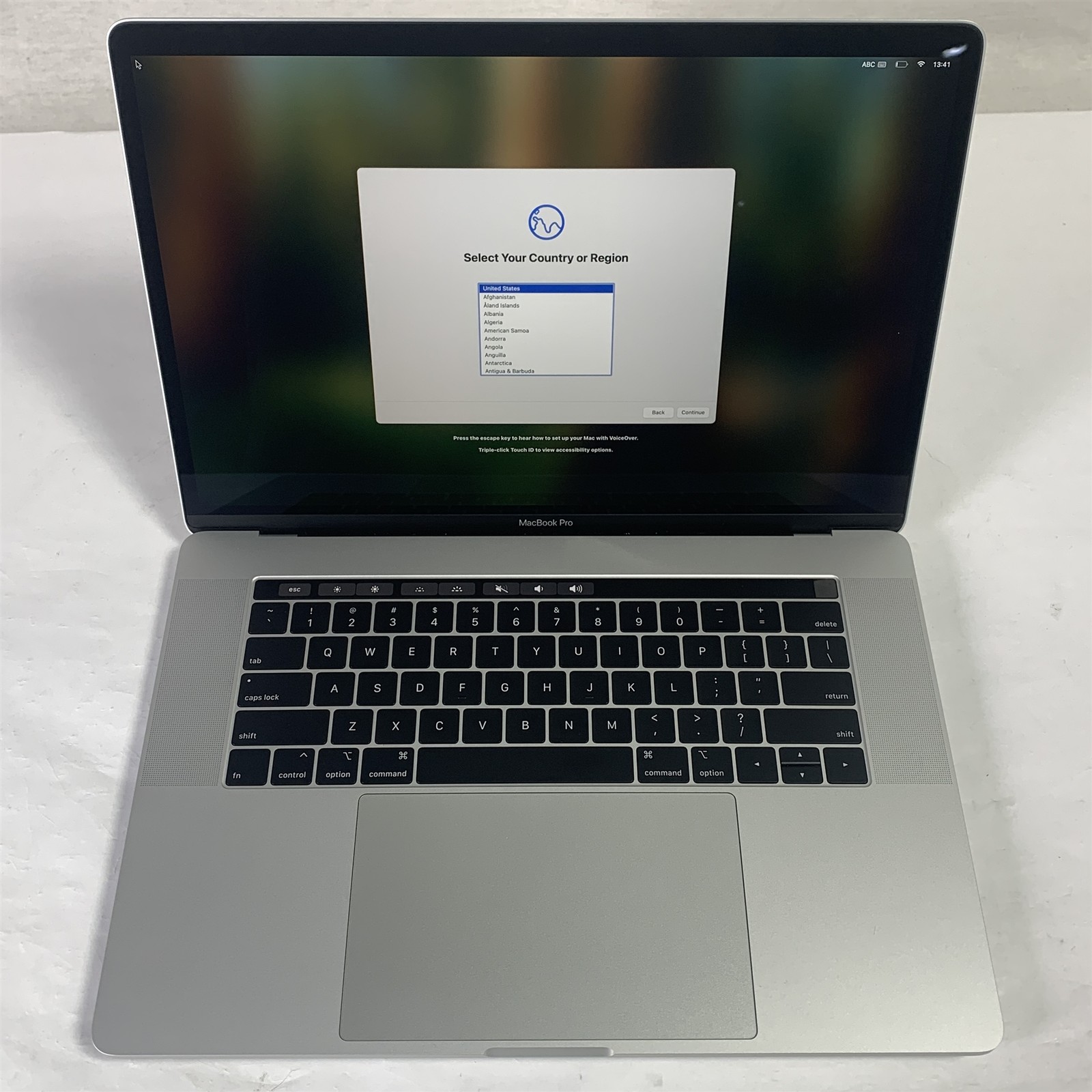 Apple MacBook Pro A1990 15″ 2019 Laptop Oct Core i9-9980HK 2.4GHz 32GB 1TB SSD