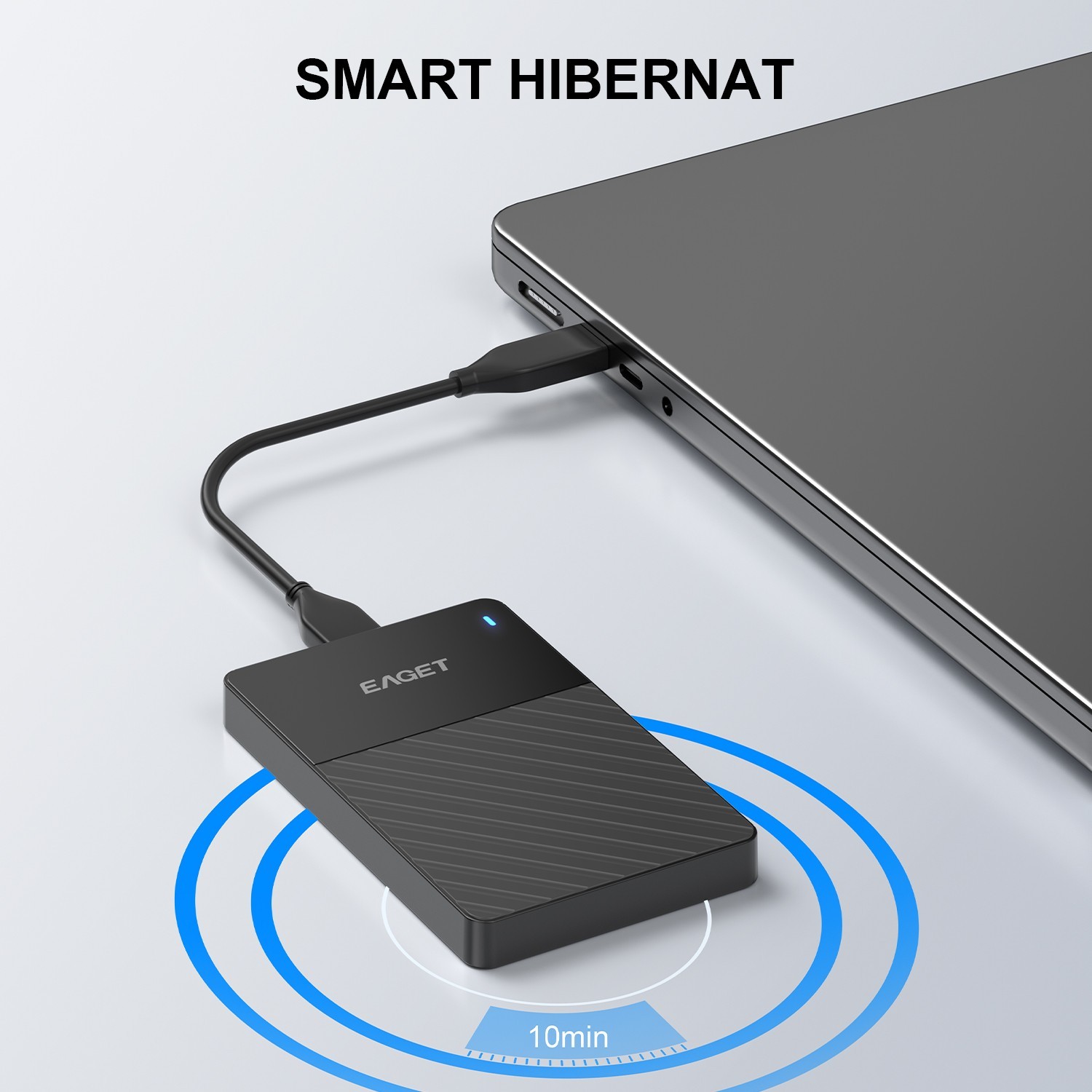 EAGET External Hard Disk Drive HDD USB 3.0 500GB 1TB Portable External 2.5″ G20C