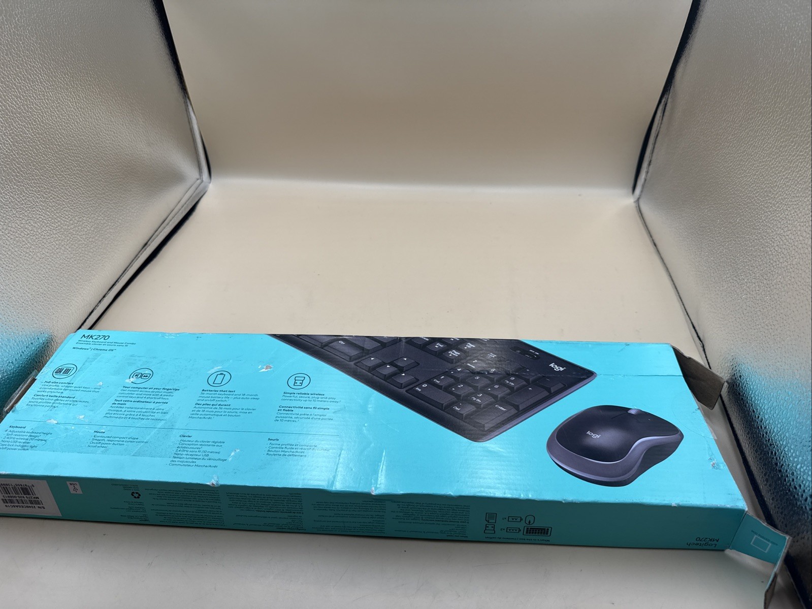Logitech MK270 Wireless Keyboard And Mouse Combo For Windows, 2.4 GHz Wireless
