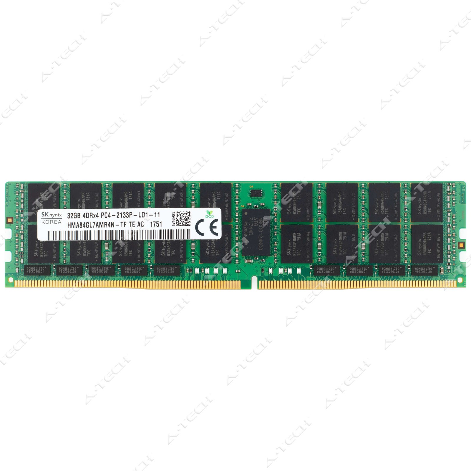 Hynix 32GB DDR4 2133 MHz PC4-17000 ECC LRDIMM Server Memory RAM HMA84GL7AMR4N-TF