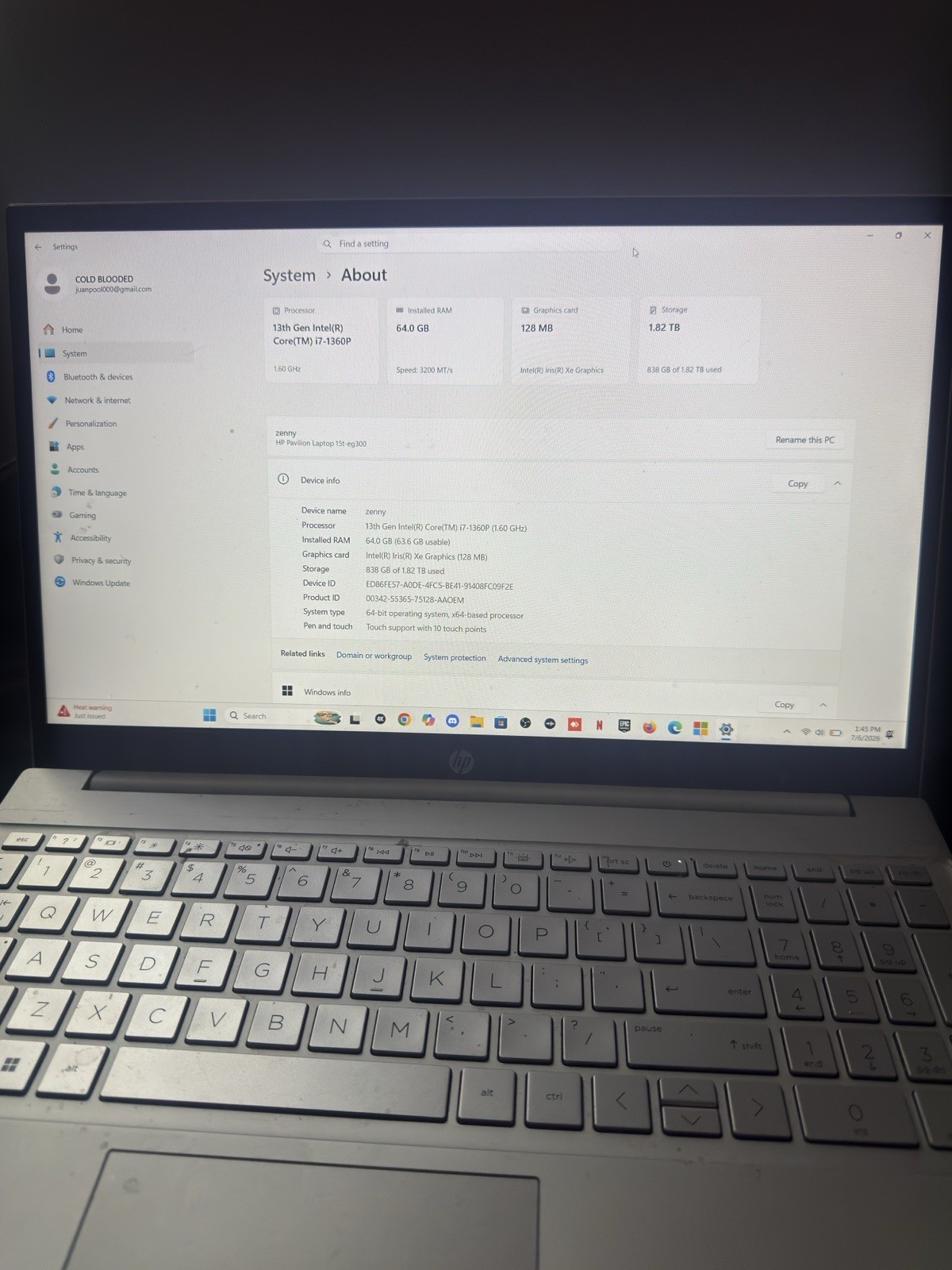 HP 17.3″ Touchscreen Business Copilot AI Laptop PC