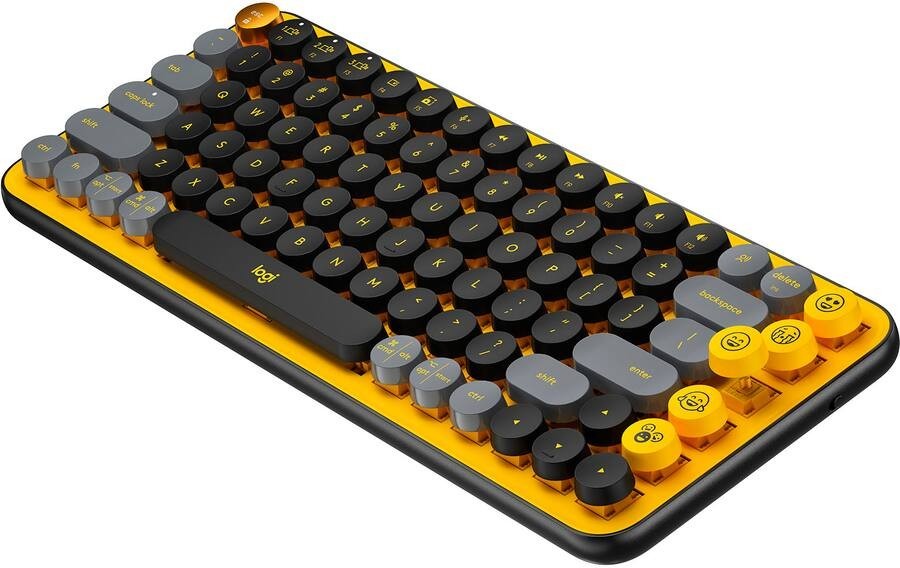 Logitech POP Keys Bluetooth Mechanical Keyboard for Windows/macOS/iPadOS/Android