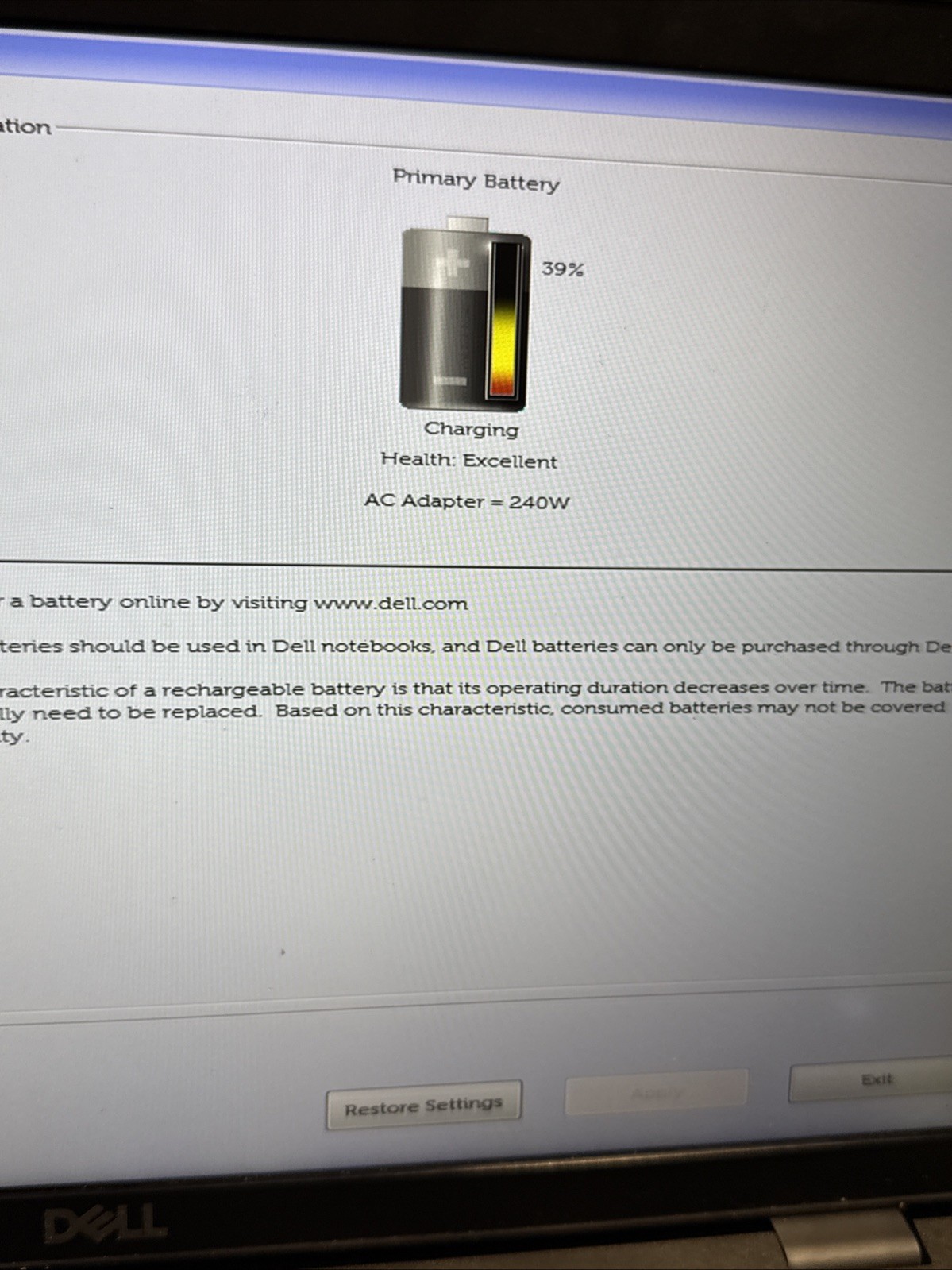 Dell Latitude 5500, Intel Core i7-8665U @1.90Ghz, 8GB RAM, NO SSD/OS, Tested!