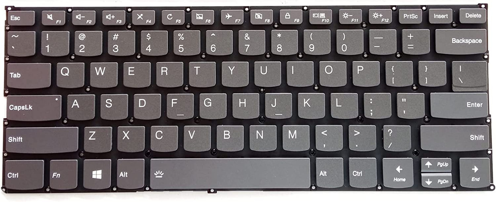 Laptop Replacement US Layout with Backlight Keyboard for Lenovo Yoga 730-13IKB 7