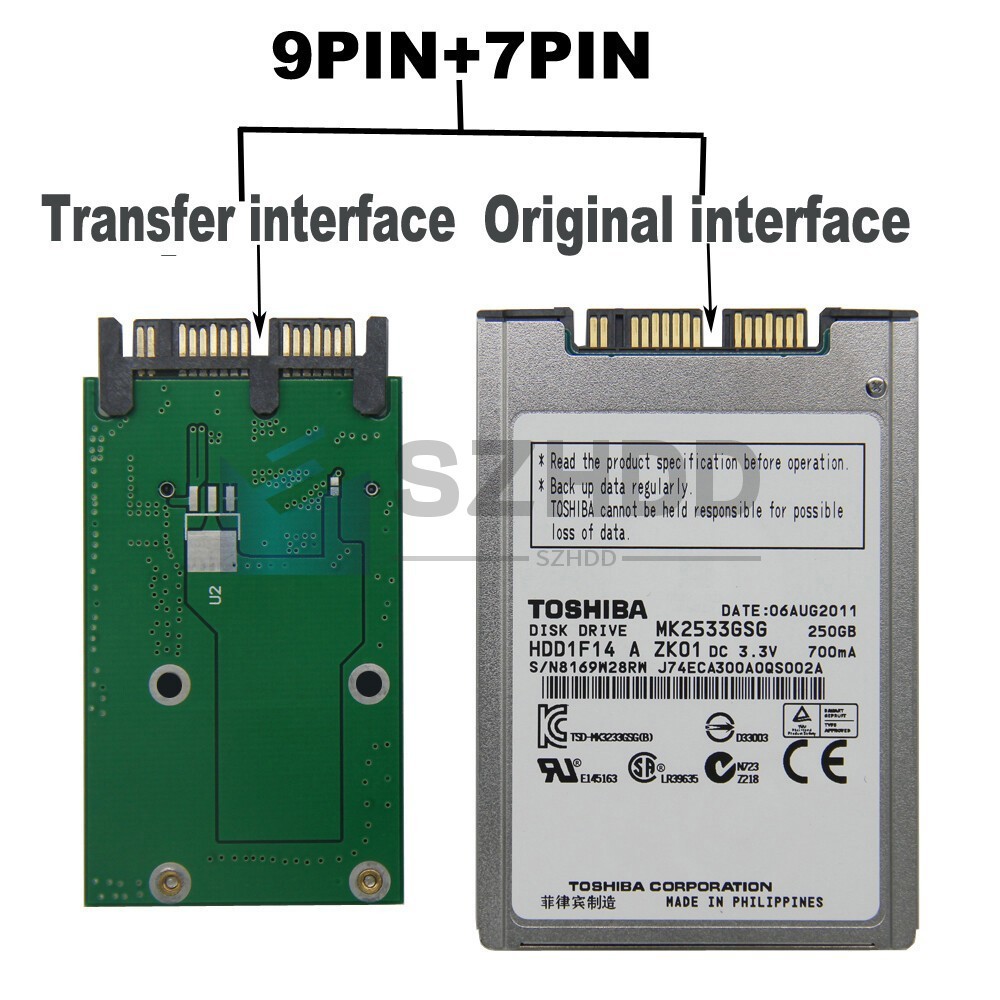 NEW 1.8″ 256GB SSD For IBM X300 X301 HP 2540p 2740p DELL XT2 Hard Disk Drive HDD