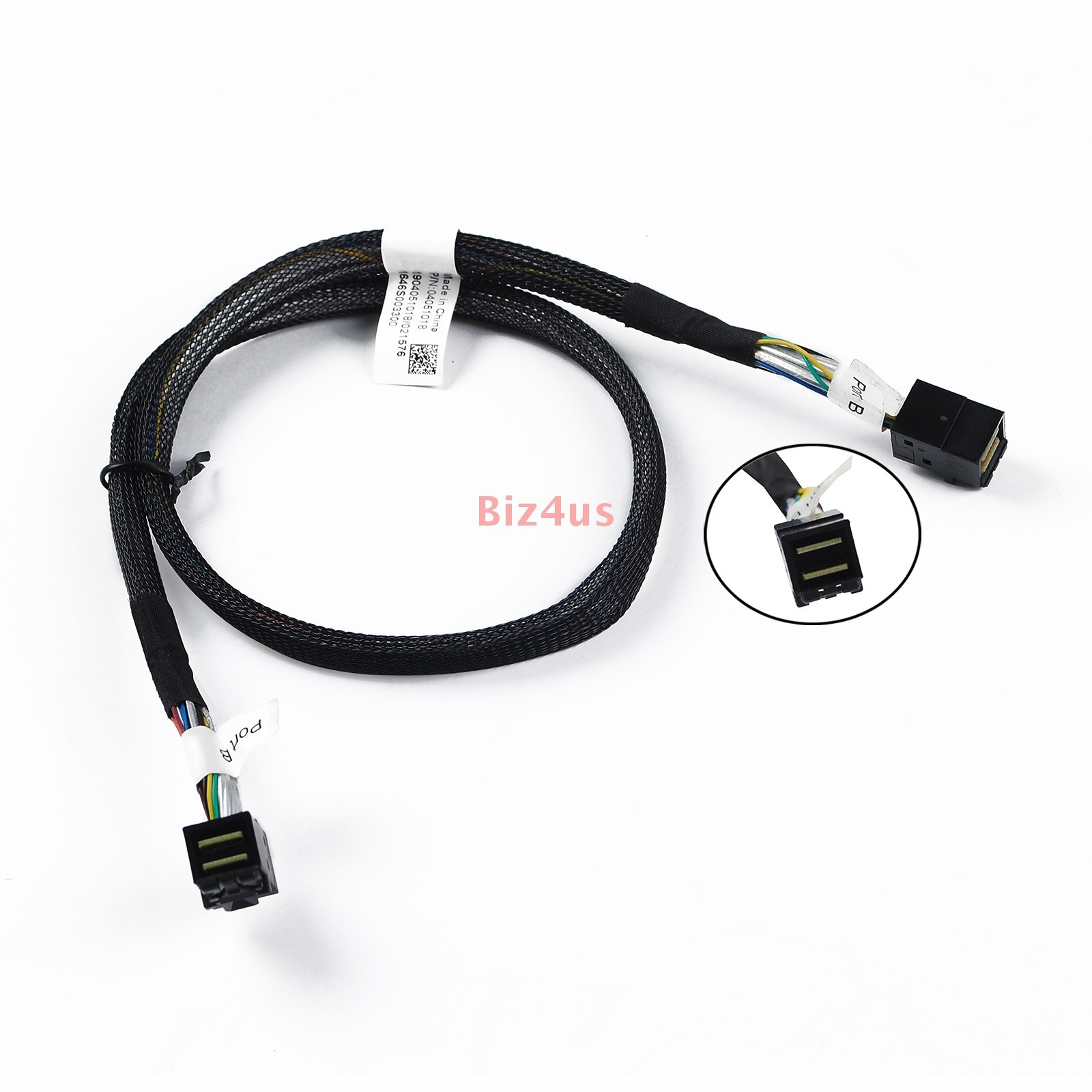 Mini SAS SFF-8643 Right Angle to SFF-8643 Cable for Dell 04051018 Adapter 65cm
