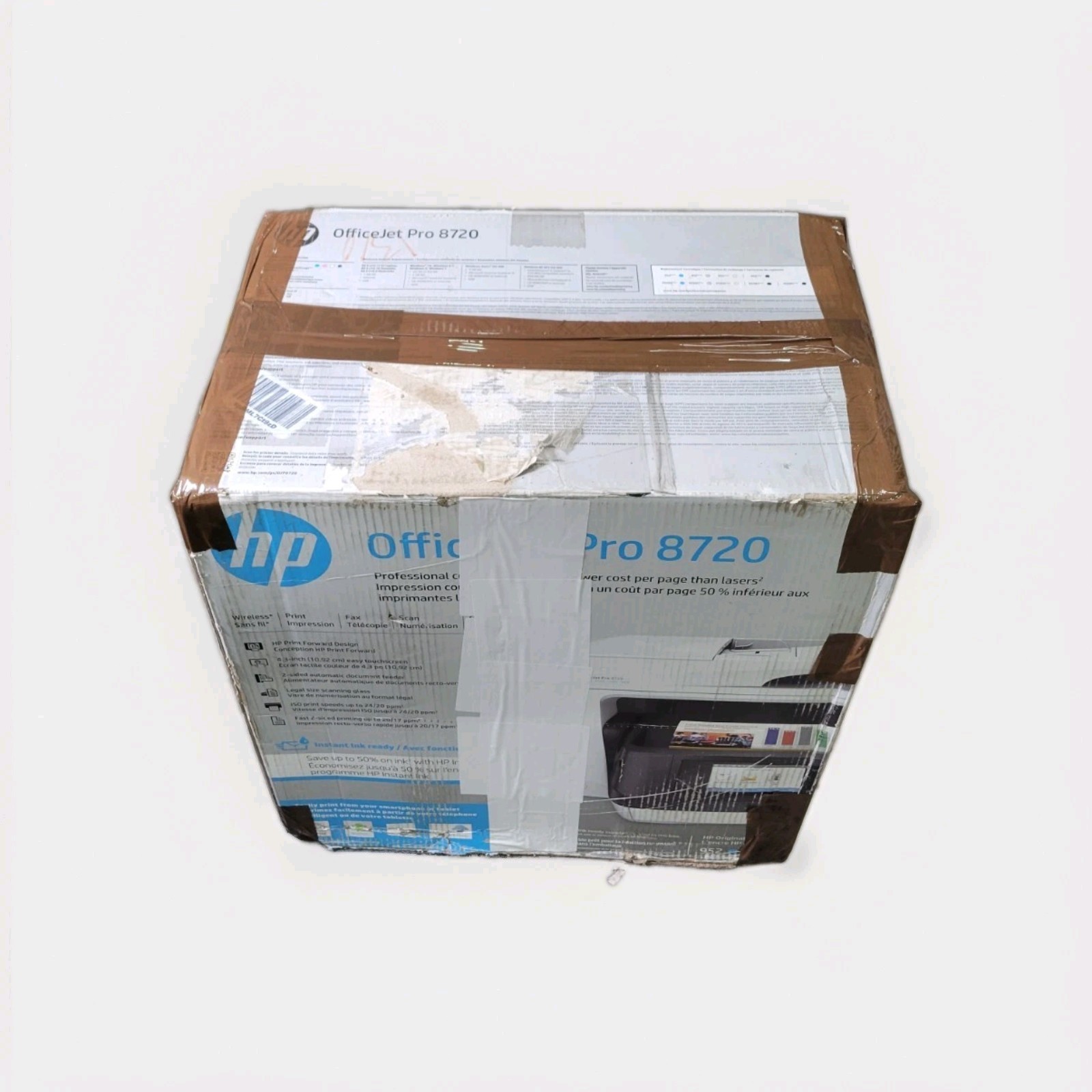 HP Officejet Pro 8720 Inkjet All-In-One Printer Instant Ink Toner Inc – Open Box