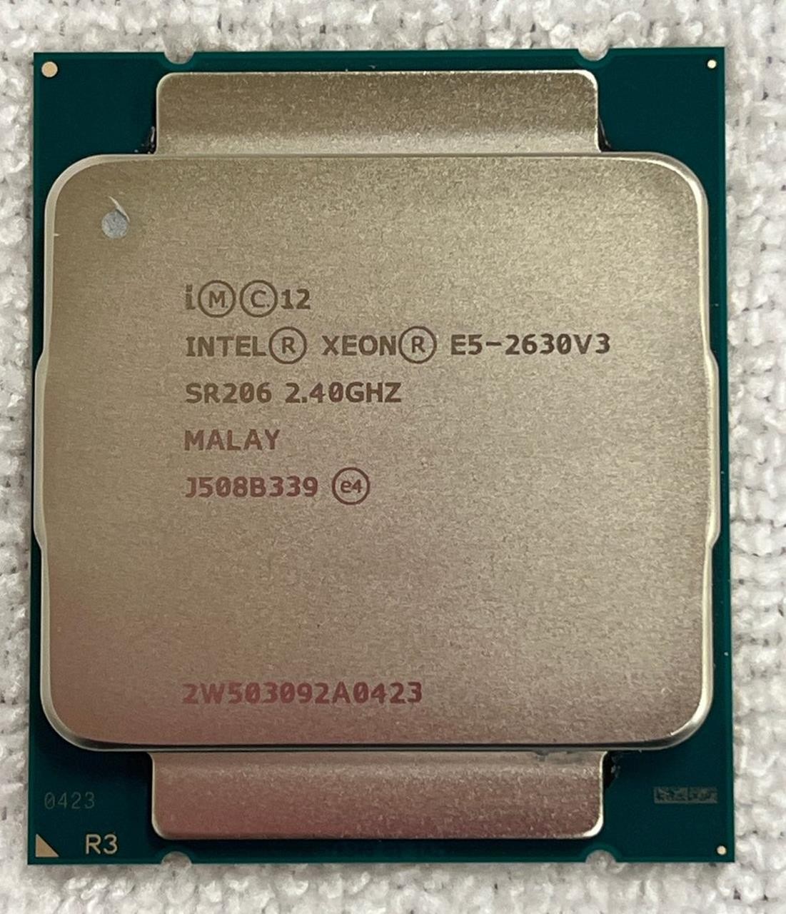 LOT OF 6x INTEL XEON E5-2630V3 2.4GHZ SR206 CPUs