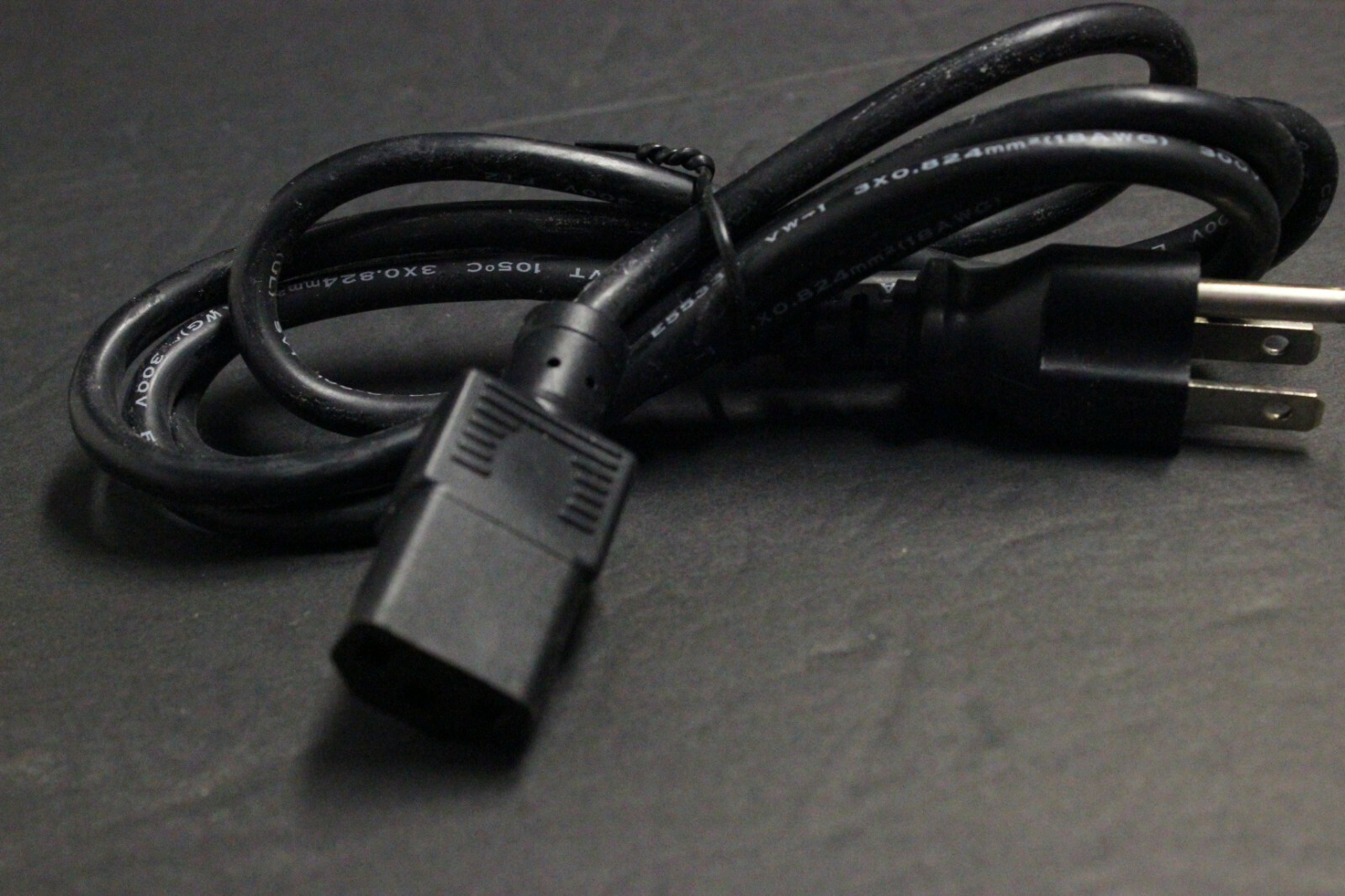 10 PCS 5ft Power Cord Cable 3 Prong Universal Computer HDTV Monitor SVT105″