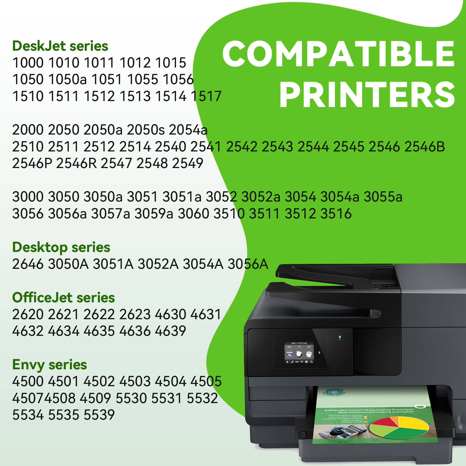 For HP 61XL 61 XL Ink Cartridge for HP ENVY 4500 4501 4502 4504 5530 5531 5535