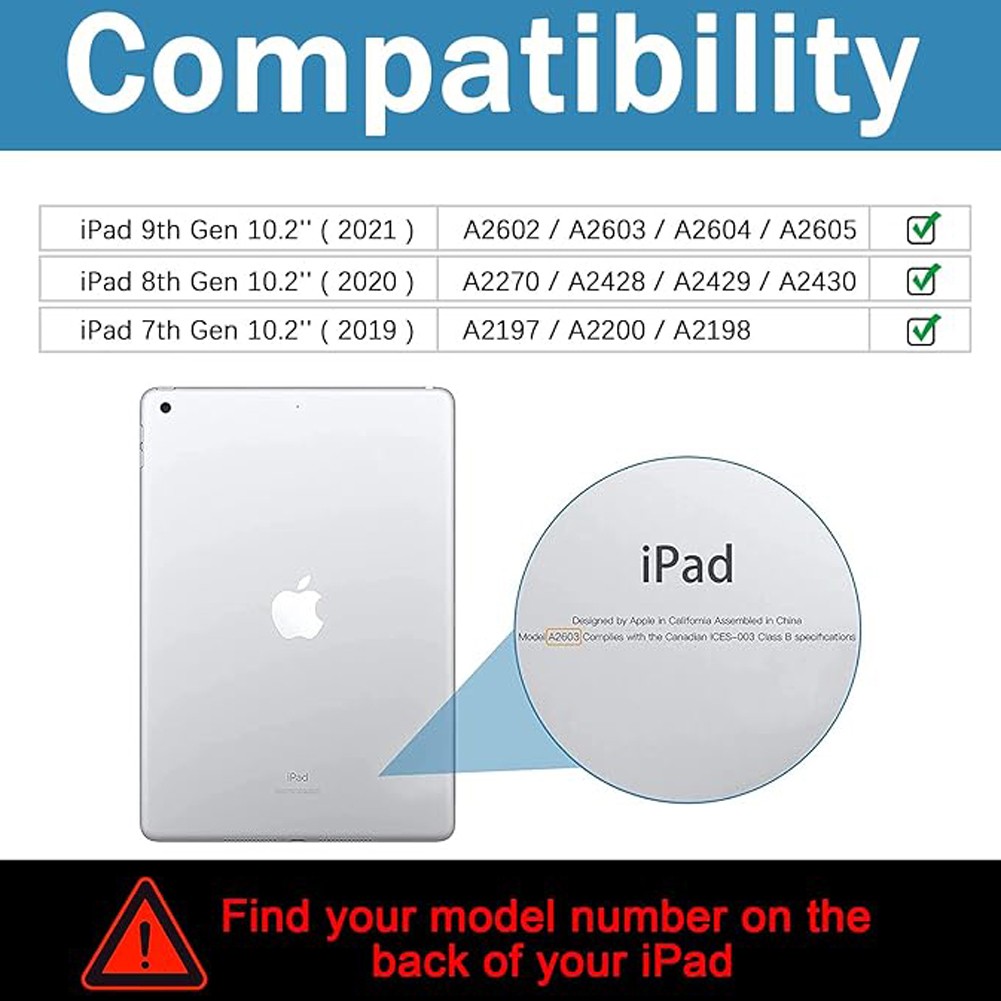 Flip Case Cover For Old iPad 2nd 3rd 4th 5th 6th Generation 9.7″ Case Air Pro US