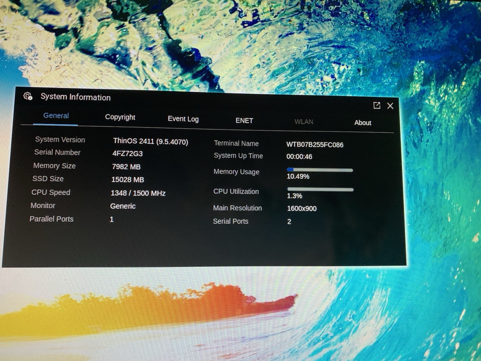 Dell Wyse 5070 Extended Pentium J5005 16 GB M.2 8GB DDR4 E9173-2GB WiFi