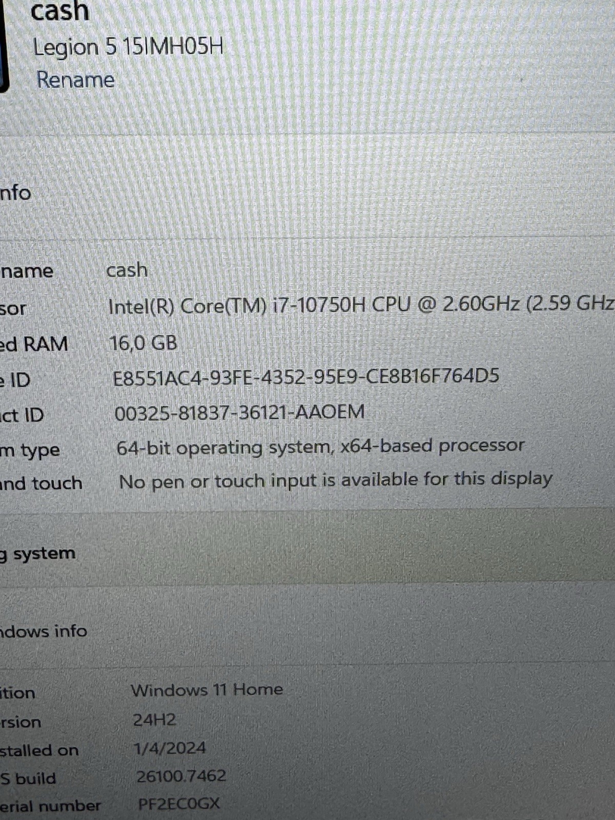 Lenovo Legion 5 15.6″ i7-10750H 2.6GHz 16GB 1TB 512GB SSD GTX 1660 Ti