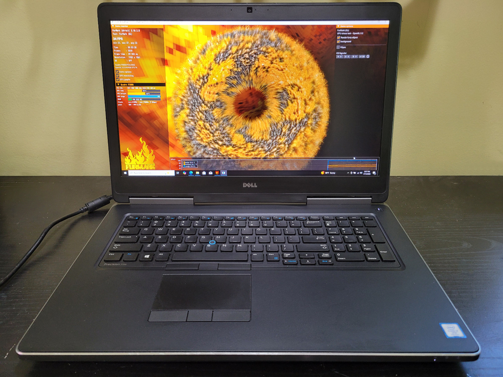 Dell Precision 7720 / 16GB RAM / 256GB+1TB / Core i7-7920HQ / 6GB Quadro P3000