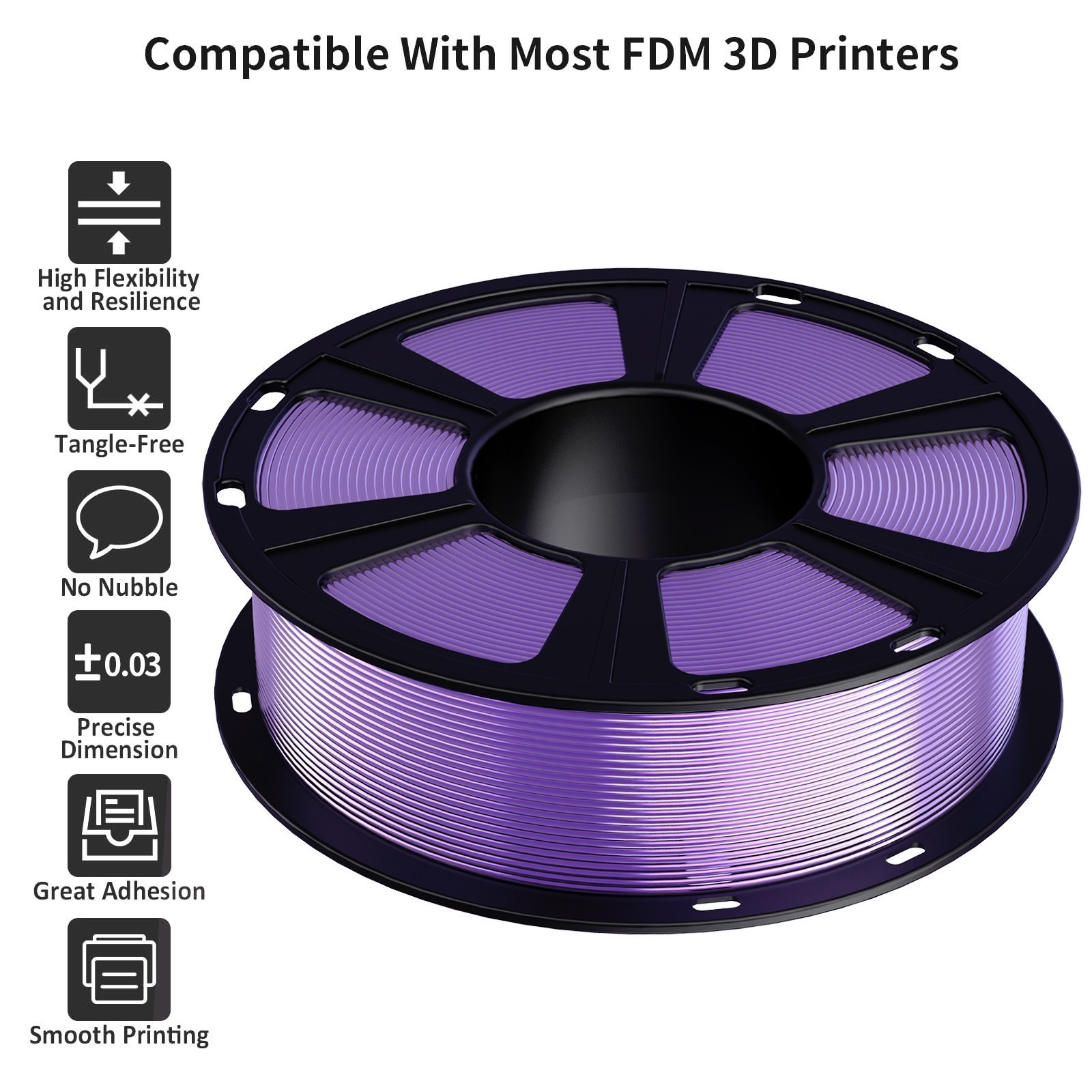 【Buy 5 Pay 4】Geeetech 0.5/1KG 3D Printer Filament 1.75mm PLA PETG TPU ABS+ ASA