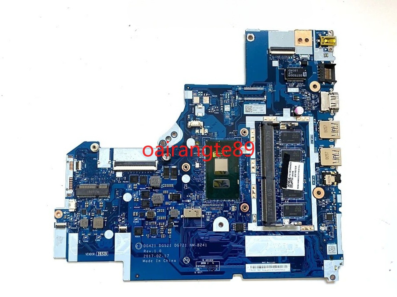 NM-B241 for Lenovo Ideapad 320-15IKB/17IKB Motherboard I5 I7-7500U CPU 4GB RAM